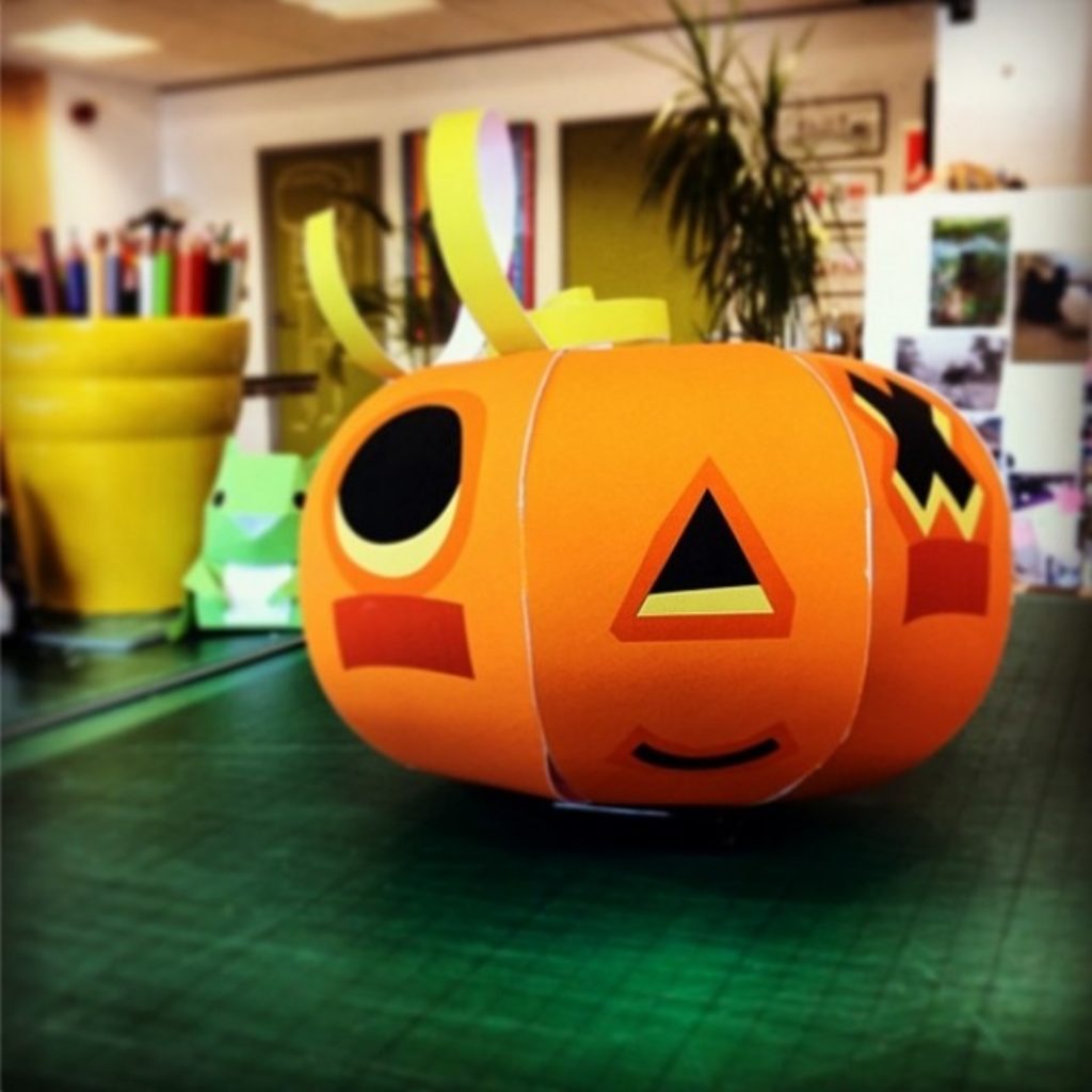 Pumpkin Papercraft Plan